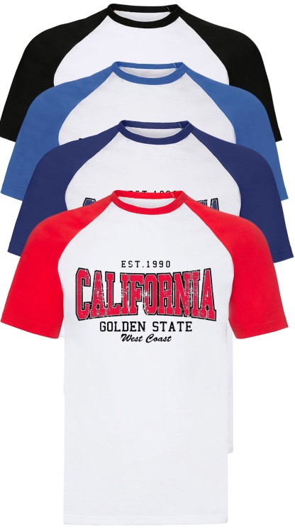 California GS  Baseball T-shirt multi.jpg