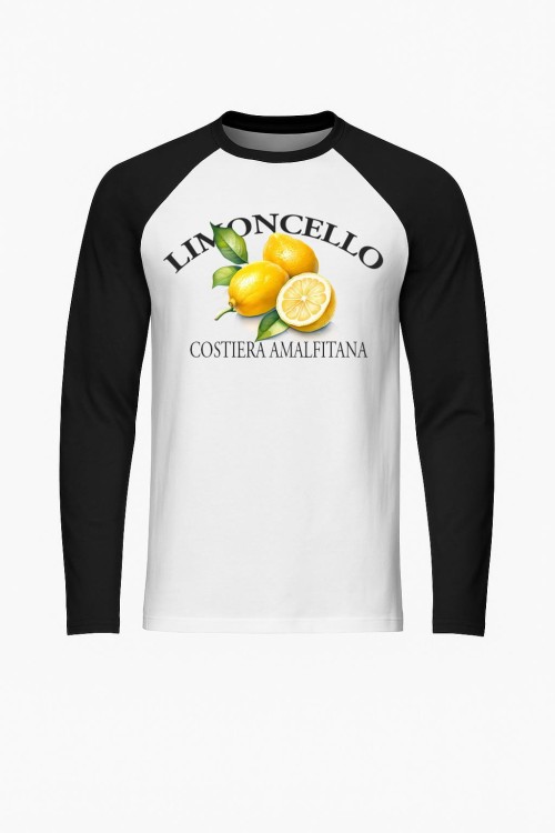 Limoncello White-Black Long Sleeve Baseball Front _1.jpg
