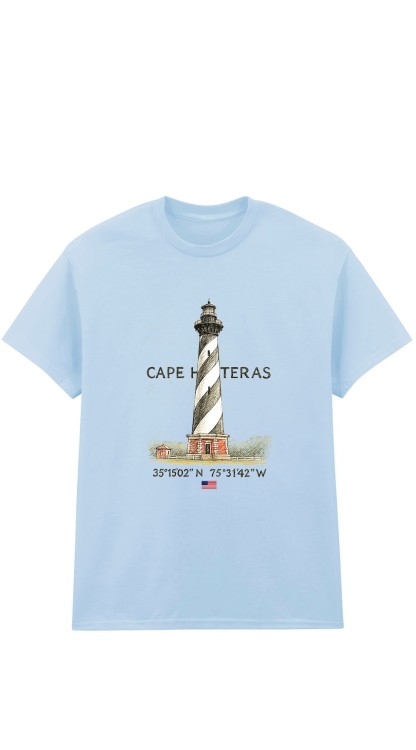 Cape Hatteras Sky Havy T-Shirt.jpg