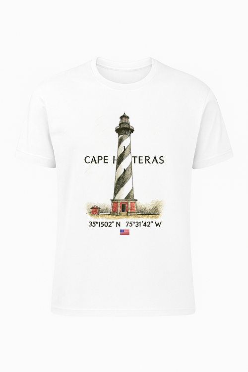 Cape Hatteras White Havy T-Shirt.png