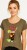 Cuba Libre Olive Ladies Long Slub Tee Front_L.jpg