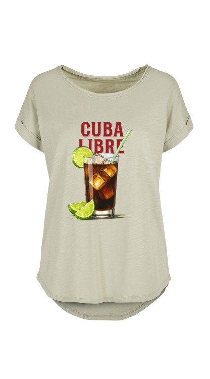 Cuba Libre Soft Salvia Ladies Long Slub Tee Front.jpg