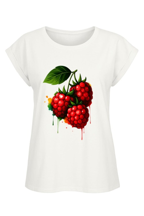Raspberries White Ladies Extended Shoulder Tee.jpg