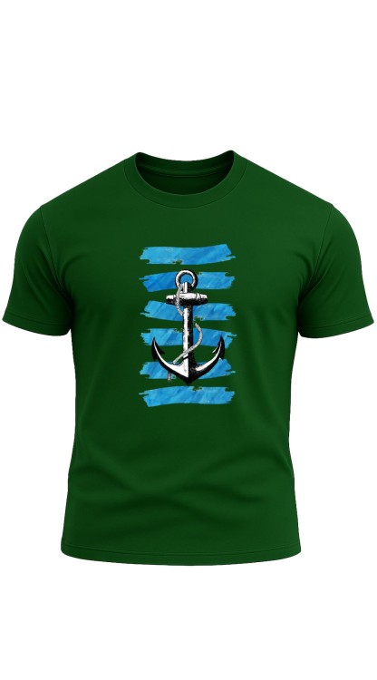 Anchor and StripsT-Shirt HC Forest Green.jpg