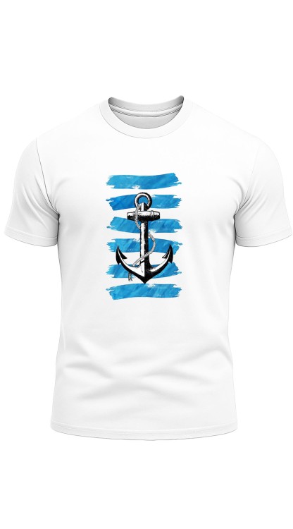 Anchor and StripsT-Shirt HC White.jpg
