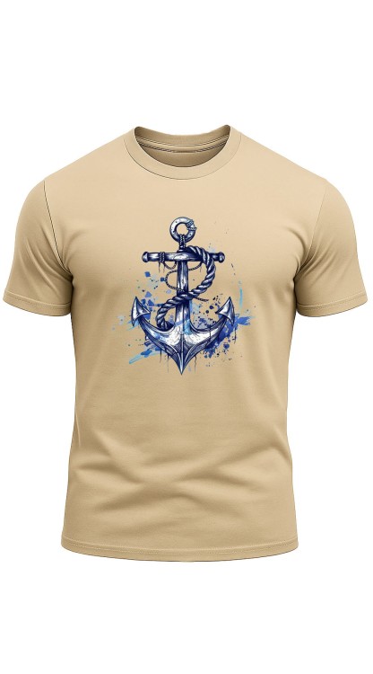 Anchor Splash T-Shirt HC Sand.jpg