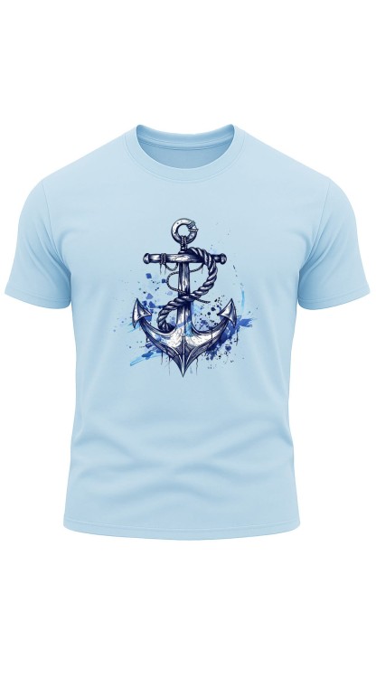 Anchor Splash T-Shirt HC Sky.jpg
