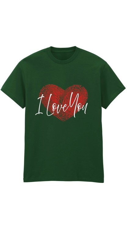 I Love YouT-Shirt HC Forest Green.jpg
