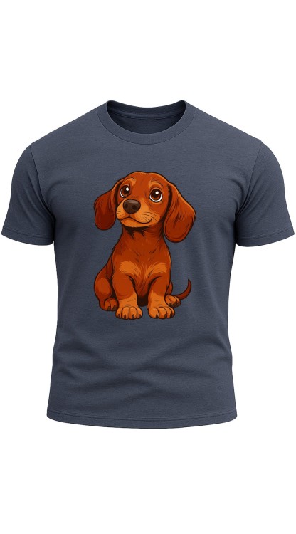 Dachshund T-Shirt HC Dark H Front1.jpg