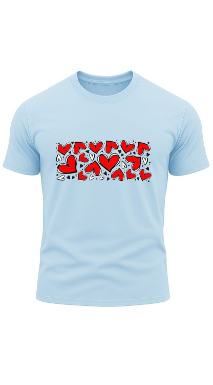 Lot of hearts T-Shirt HC Sky Front1.jpg