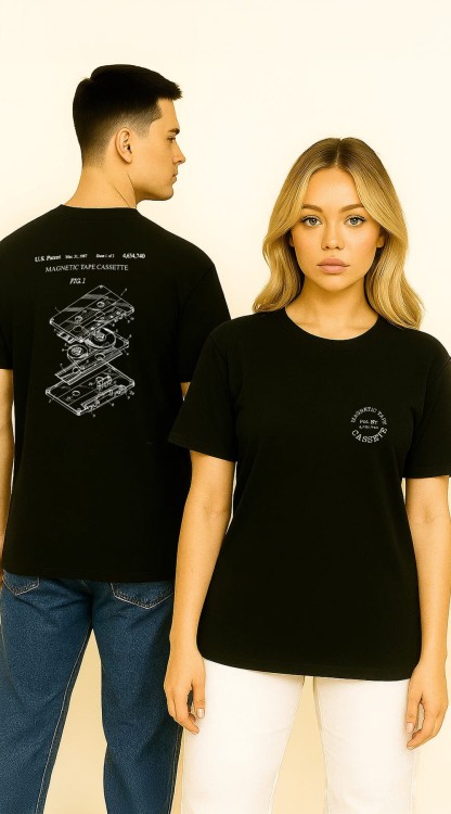 Magnetic Tape T-Shirt Black Live.jpg