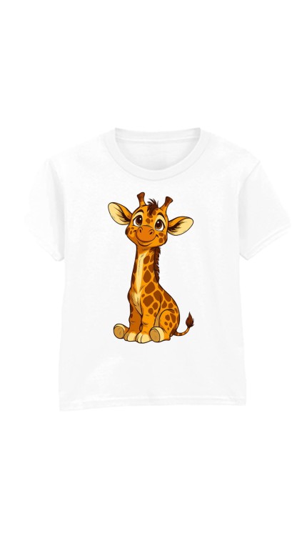 Giraffe White Kids T-Shirt.jpg