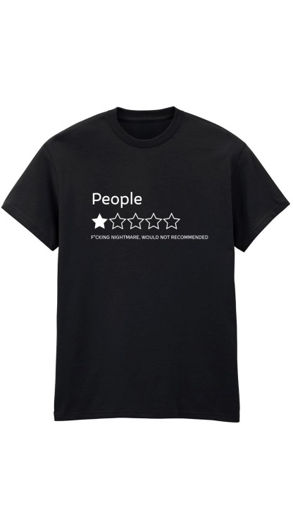 People not recomed Black T-Shirt HC.jpg