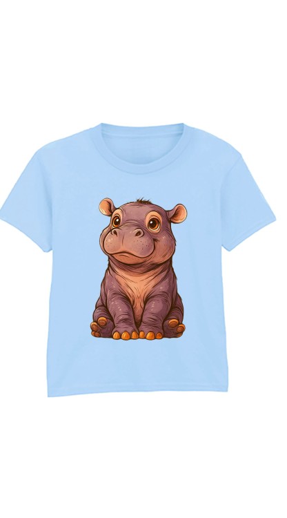 Hippo Blue Kids T-Shirt.jpg