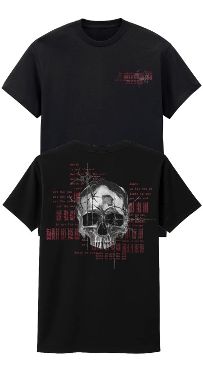 T-Shirt HC Black Front Back - Death is not the end.jpg