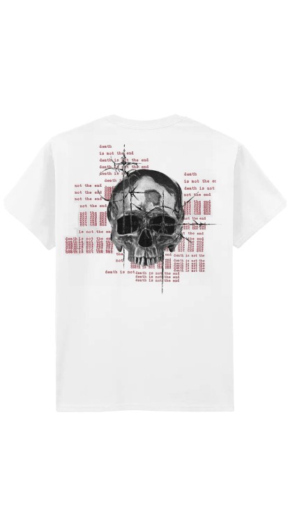 T-Shirt HC White Back - Death is not the end.jpg