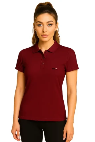 Polo Lady Burgund Taliowana.webp