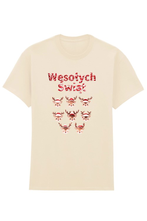 Wesołych Świat Sand T-Shirt.jpg