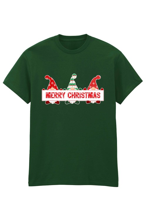Merry Gnoms Bottle Green T-Shirt.jpg