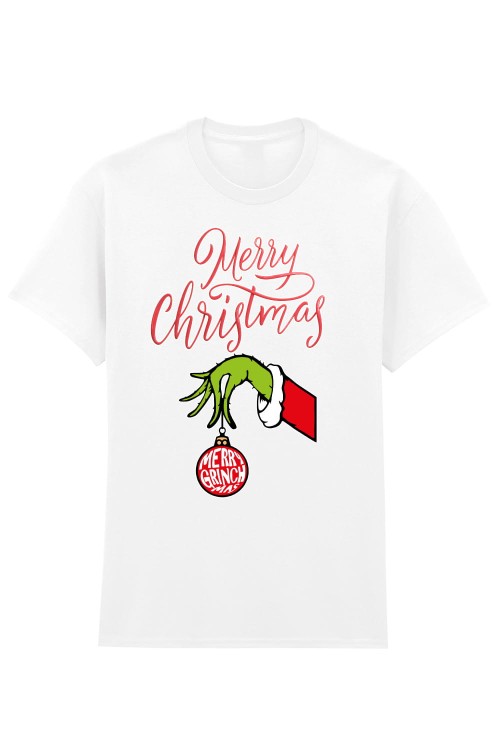 Merry Grinch mas White T-Shirt.jpg