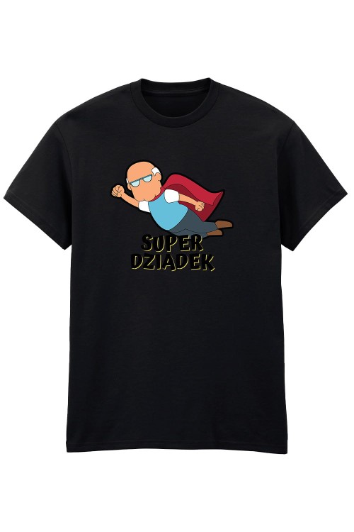 Super Dziadek  T-Shirt HC Black.jpg