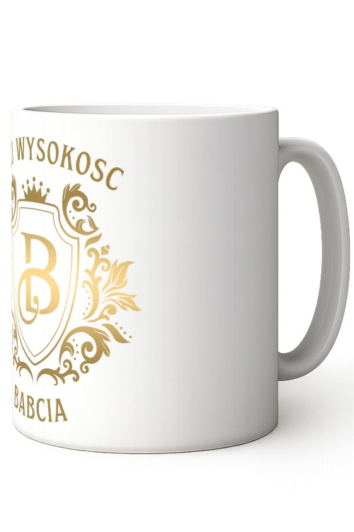 Jej wysokość babcia 300 ml Biały ucho prawo połprofil.jpg