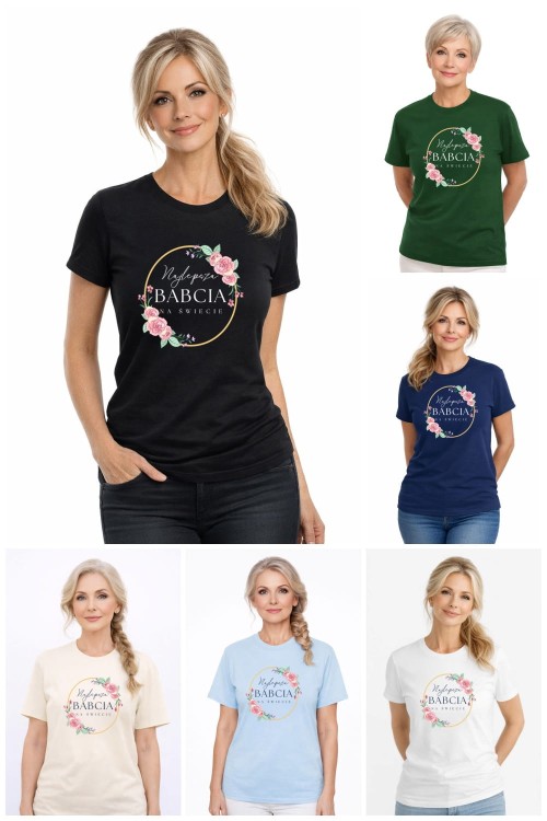 Najlepsz Babcia na świecie T-Shirt HC Multi.jpg
