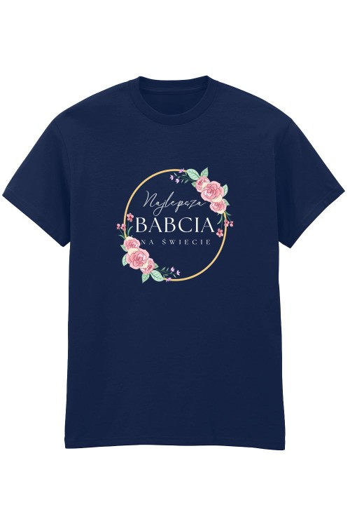Najlepsz Babcia na świecie T-Shirt HC Navy_1.jpg