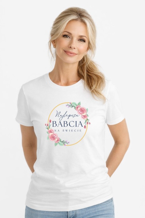 Najlepsz Babcia na świecie T-Shirt HC White_1_L.jpg