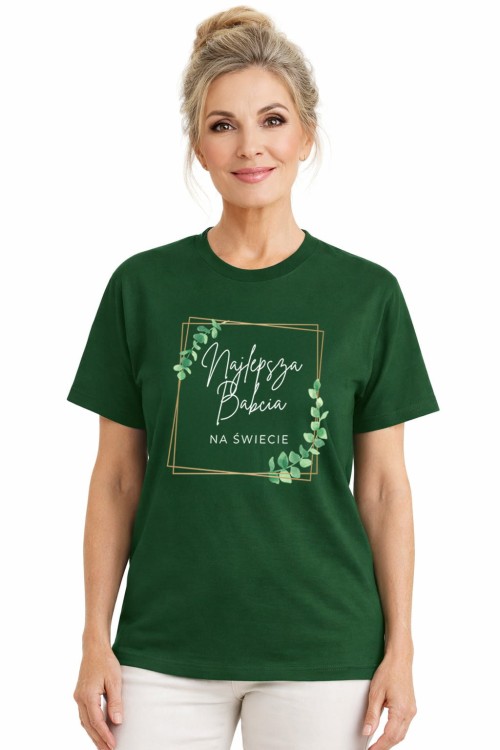 Najlepsz Babcia na świecie T-Shirt HC Green_L.jpg