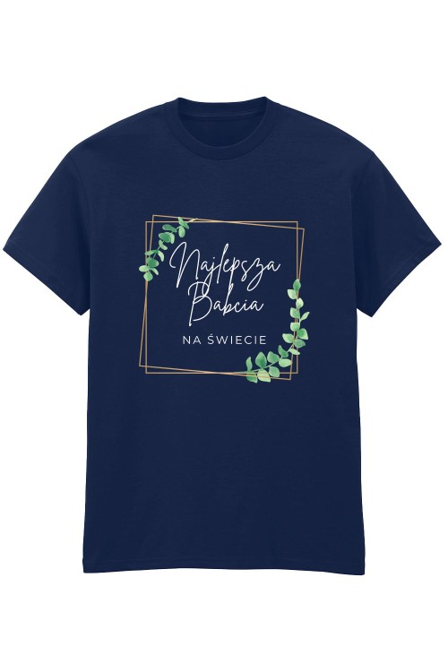 Najlepsz Babcia na świecie T-Shirt HC Navy.jpg