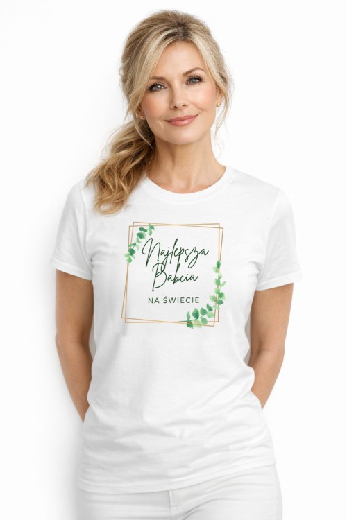 Najlepsz Babcia na świecie T-Shirt HC White_L.jpg