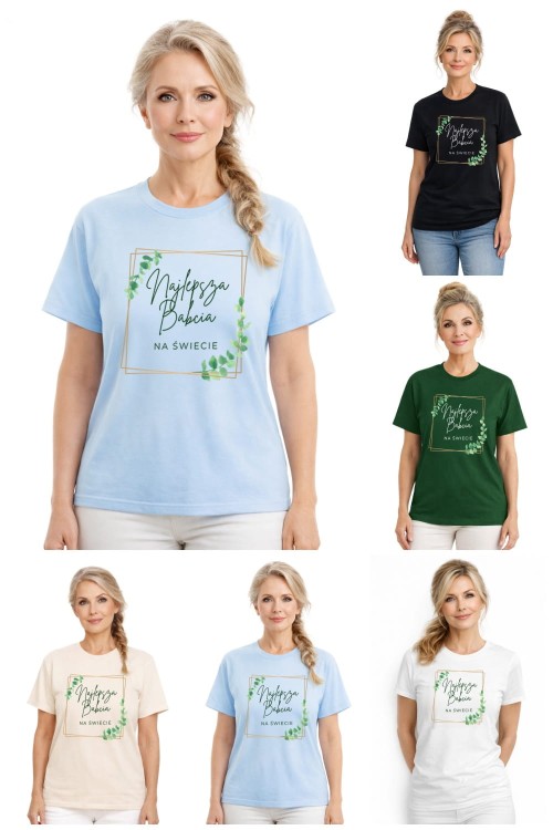 Najlepsz Babcia na świecie T-Shirt HC_1 Multi.jpg
