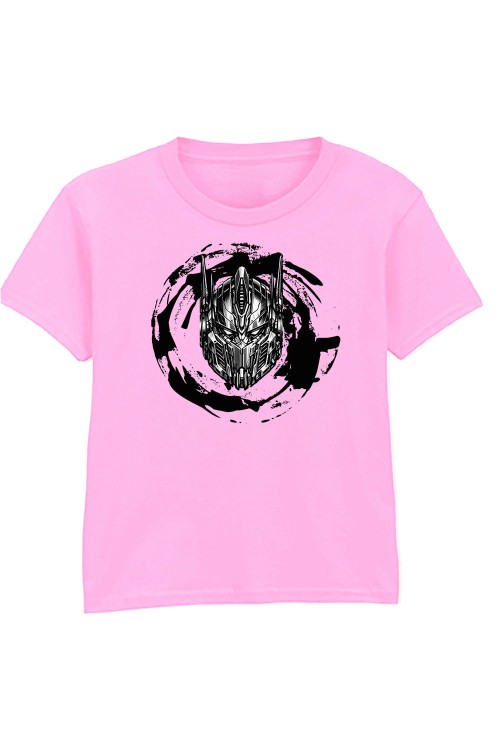Roboface Black kids T-shirt Pink.jpg