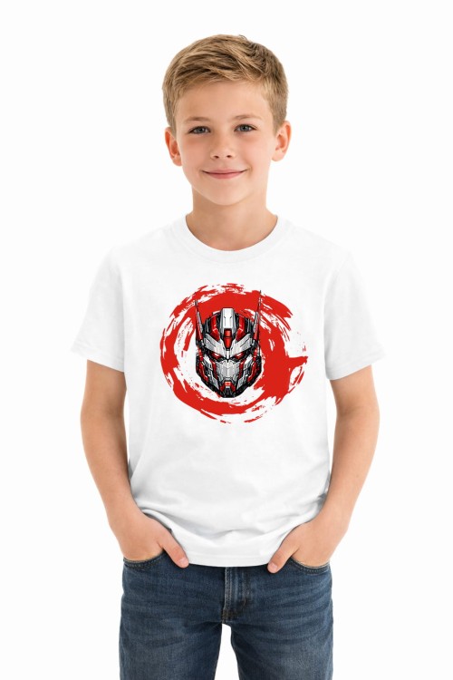 Roboface Red kids T-shirt White_L.jpg