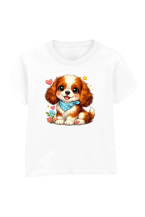 Sweet Spaniel Kids T-Shirt White.jpg