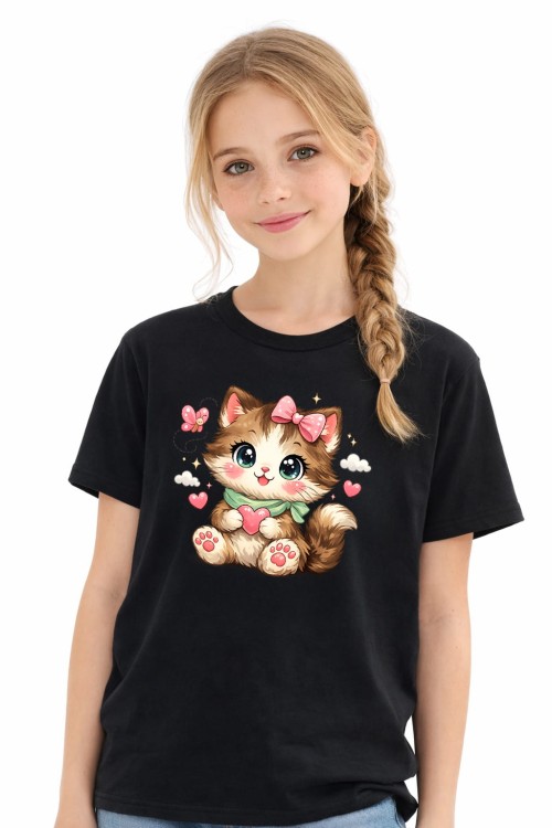 Sweet Cat Kids T-Shirt Black_L.jpg