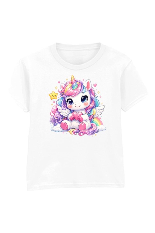 Unicorn Kids T-Shirt White.jpg