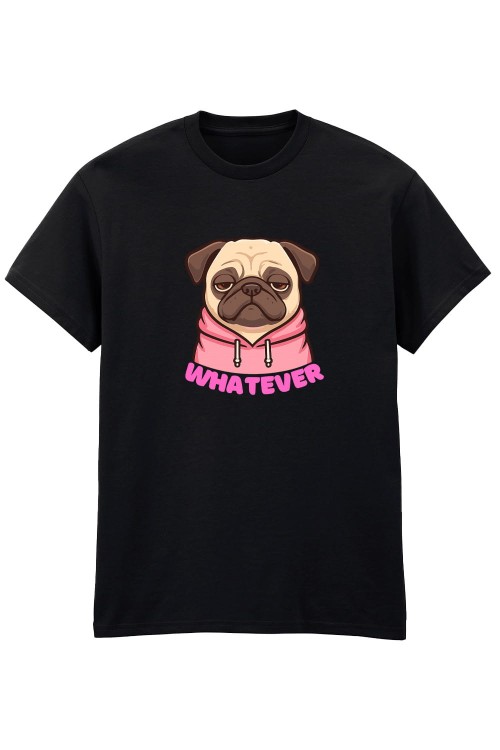 PUG Whatever T-Shirt Black.jpg