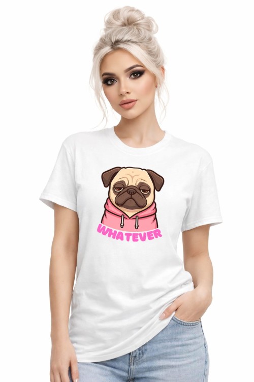 PUG Whatever T-Shirt White_L.jpg