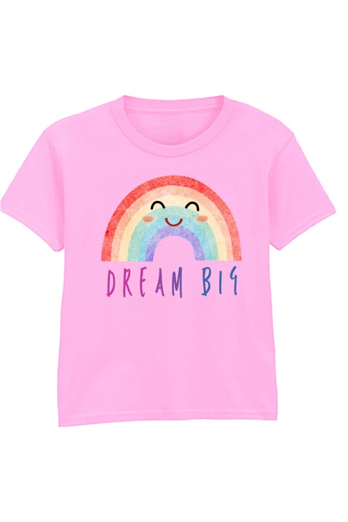 Dream Big Kids T-Shirt Pink.jpg