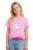 Unicorn on Rainbow Kids T-Shirt Pink_L.jpg
