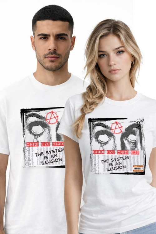 The System is An Ilusion T-Shirt White_L_collage.jpg