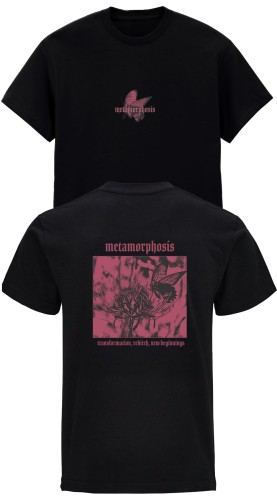 Butterfly T-Shirt Black Front Back.jpg